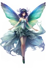 Obraz premium Fantasy fairy creativity hairstyle.