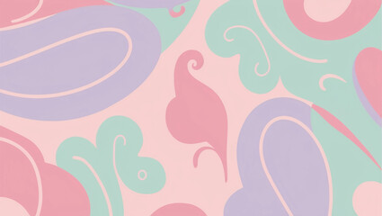 Naklejka premium Abstract Symmetrical Vibrant Designs