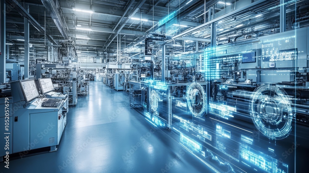 Poster transforming workstations for improved performance in smart factories.