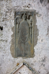 Corcomroe Abbey. Early 13th century.  (Mainistir Chorca Mrua) was a Cistercian foundation situated...