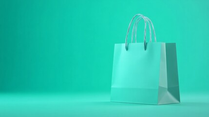 Simple paper shopping bag generative ai