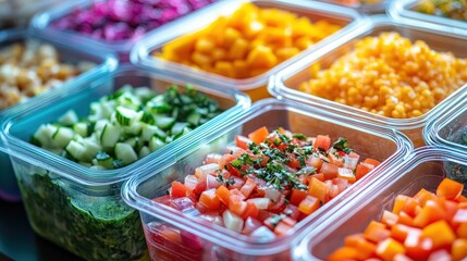 Obraz premium Quick Healthy Meal Prep Ideas for Busy Weeks