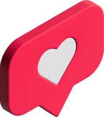Speech bubble icon styled like a social media notification