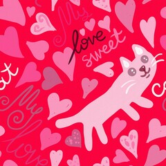 christmas background with reindeer