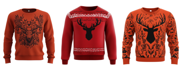 Autumn themed sweater design