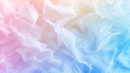 A soft pastel abstract background exploring the ethereal beauty of flowing textures in gentle hues of pink and blue