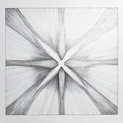Linear star drawing with dynamic lines