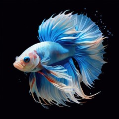 Fototapeta premium the AI Image Generator, Beautiful betta fish