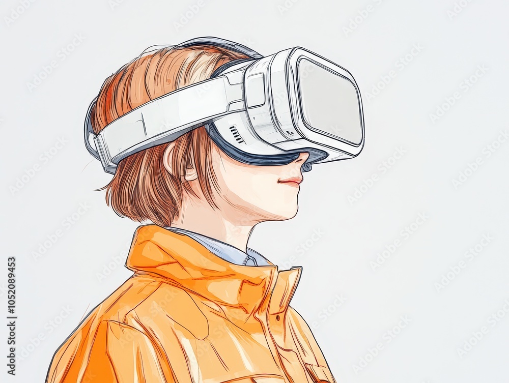 Poster exploring the future of virtual reality a journey through immersive technology for enhanced experien