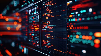 Real-time execution of automation code with precise syntax, Code on screen, process automation