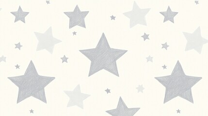 Obraz premium Whimsical pattern of stars a unique and playful design for creative projects and inspirations