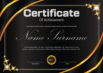certificate of template
