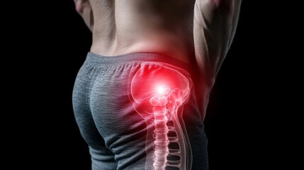 Intense shoulder pain, man suffering from discomfort, highlighting healthcare needs