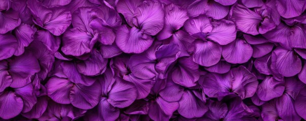 Fototapeta premium Close-up of a field of vibrant purple irises, glowing textures, Iris flower field, Regal and bold floral beauty