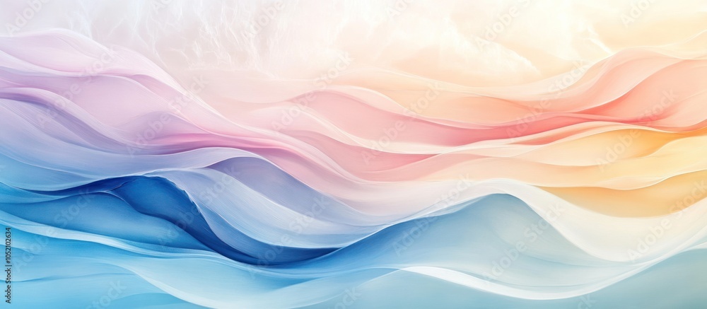 Aufkleber abstract colorful wave background with a soft and smooth texture.