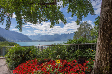 Vue sur le lac Léman