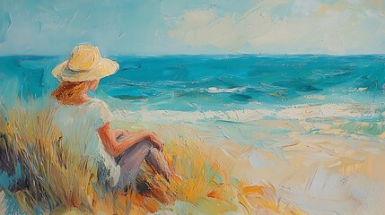 Tranquil Moment by the Shoreline