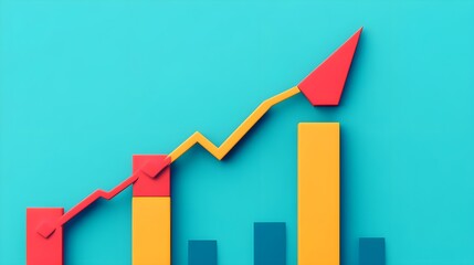 Upward Trend 3D Graph