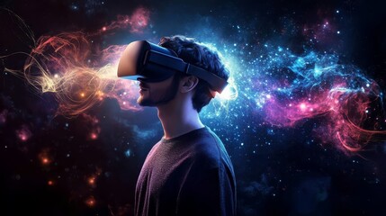 Fototapeta premium Immersive experiences that bridge the digital and real worlds.