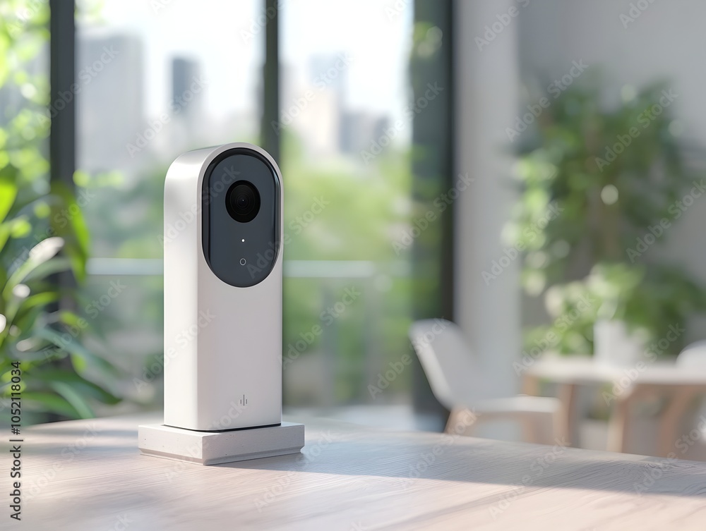 Poster voice activated smart home security system with facial recognition and real time alerts for safety a