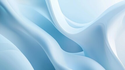 Obraz premium Minimalist business background with soft gradients, abstract shapes, and light blue tonesy
