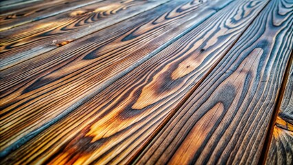 Fototapeta premium Richly Textured Dark Aged Wooden Surface Background for Elegant Designs