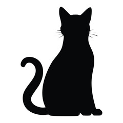 Fototapeta premium a cat silhouette vector object