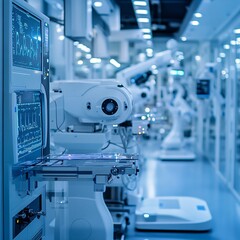 Fototapeta premium Advanced Medical Equipment in Modern Hospital