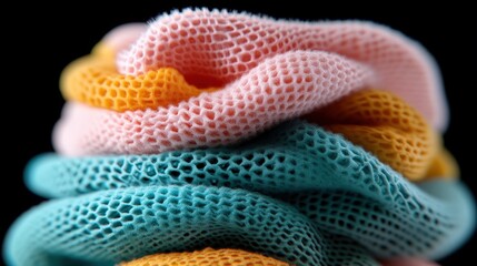 Abstract Colorful 3D Rendered Geometric Shapes  Network  Digital Art  Background  Graphic