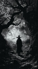 Obraz premium silhouette of a person