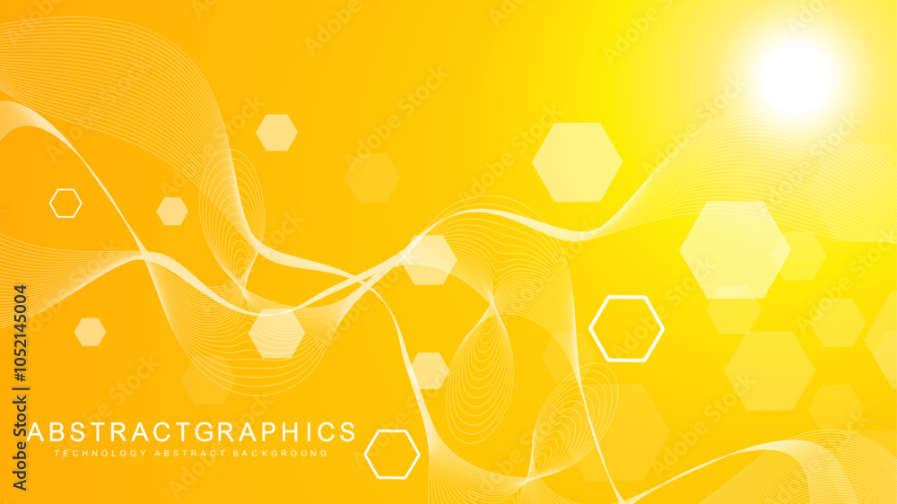 Poster modern abstract background with triangle and hexagon shapes pattern. triangular geometric texture fo