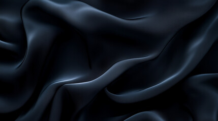 Obraz premium Smooth Pitch-Black Background for Text Overlay