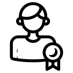 male brand ambassador icon