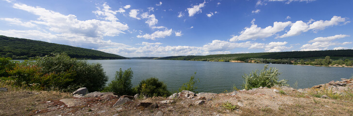 panorama of the big lake
