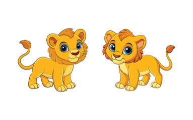 Fototapeta premium Cute Animal vector Set 