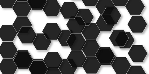 Abstract white background with hexagon and hexagonal background. Luxury white pattern with hexagons. abstract 3d hexagonal background with shadow. 3D futuristic abstract honeycomb mosaic background.