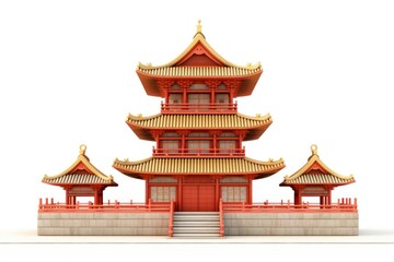 Obraz premium Temple architecture building pagoda.