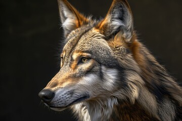 Fototapeta premium Mexican Wolf Portrait