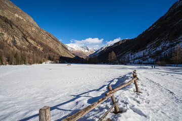 Fototapeta premium Valnontey, parco nazionale del Gran Paradiso