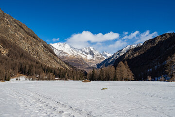 Fototapeta premium Valnontey, parco nazionale del Gran Paradiso