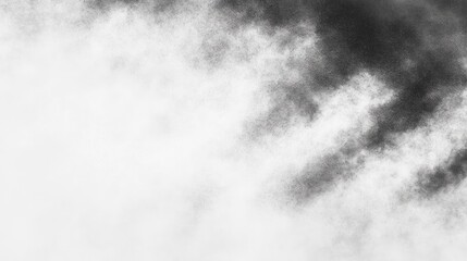 Obraz premium A monochromatic abstract representation of clouds and mist, evoking a sense of mystery.