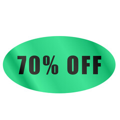 Up to 90 percent off discount logo