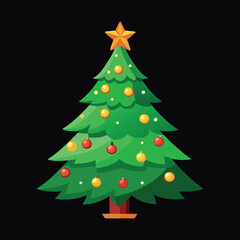 abstract christmas tree vector file