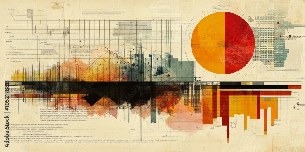 Poster using simple visuals, this design shows how data analysis helps businesses change and reach their ta