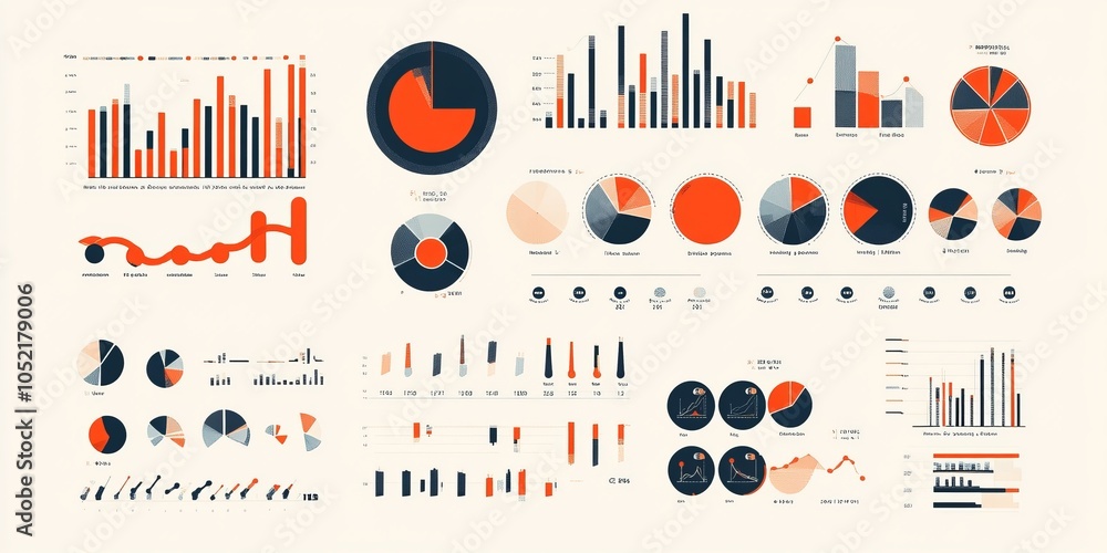 Poster using simple visuals, this design shows how data analysis helps businesses change and reach their ta