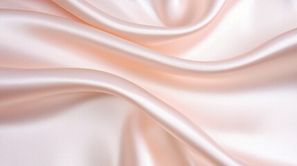 Obraz premium Elegant satin fabric texture a soft and luxurious drapery in pale blush color ideal for fashion and interior designs