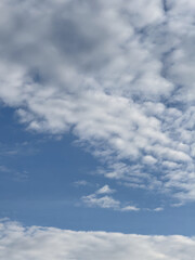 blue sky with clouds