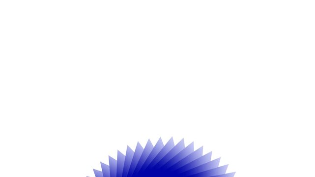 3D artistic triangular background with fresh blue and white gradations