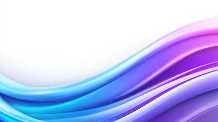 Abstract wave design in blue and purple tones for backgrounds or digital art.