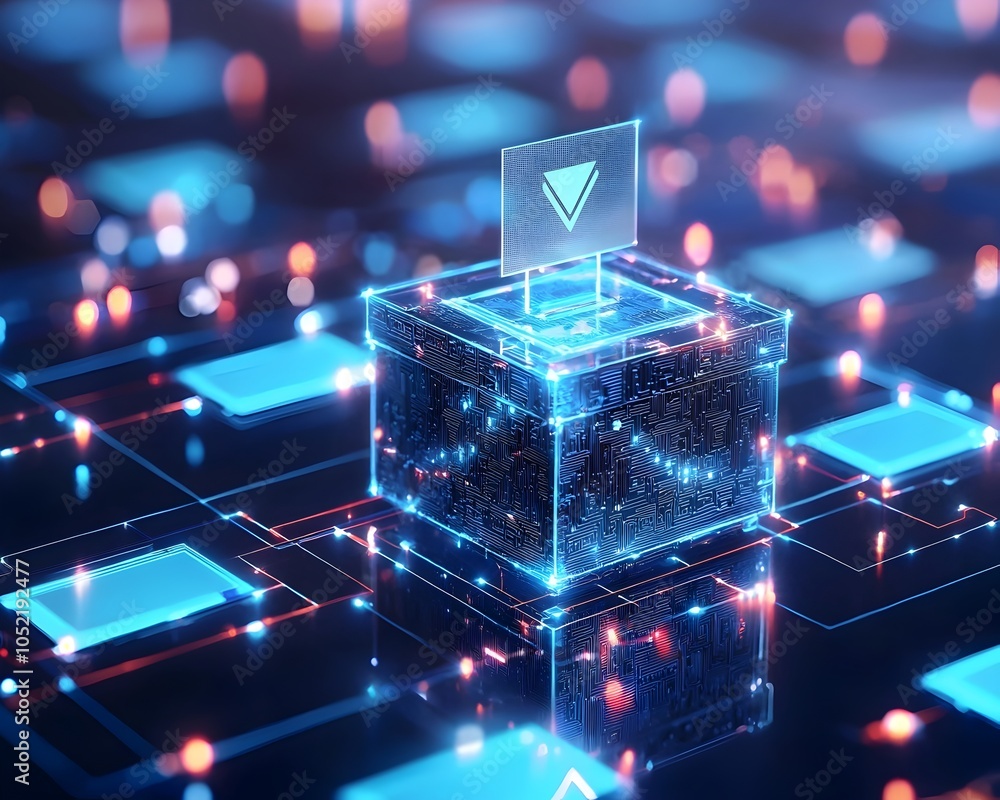 Poster secure blockchain based voting system with transparent tamper proof digital ballots